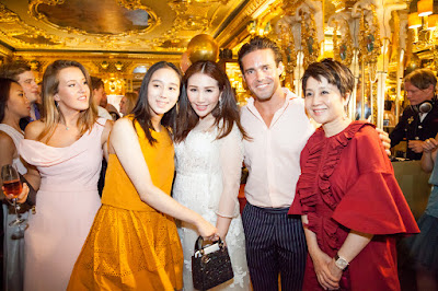  Sabrina Ho Taking London Social Scene By Storm Ella Mountbatten, Alice Ho, Sabrina Ho, Spencer Mathews and Angela Leong (L-R)