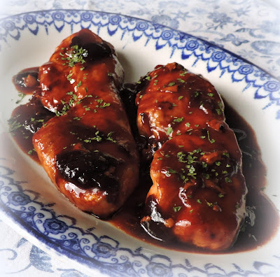 Black Cherry Sauced Turkey Steaks