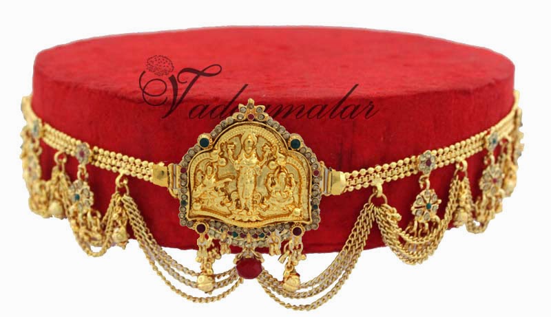 Tradtional Jewelry of India: Waist belts of India - Kamarband or Oddiyanam