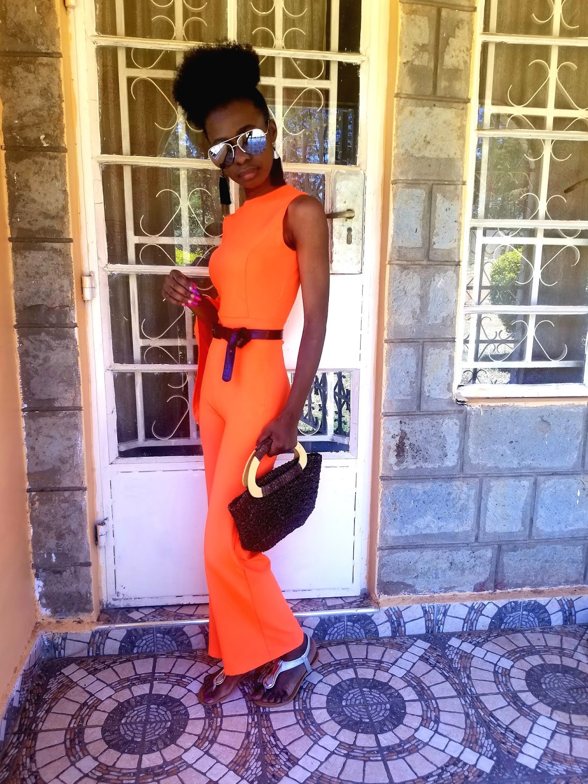 bright colored jumpsuits