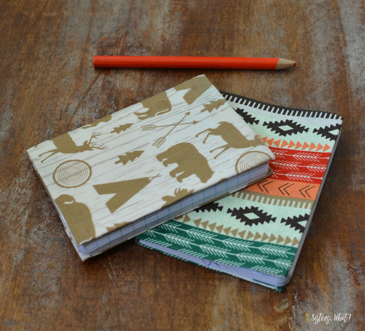diy nature books with old notebooks
