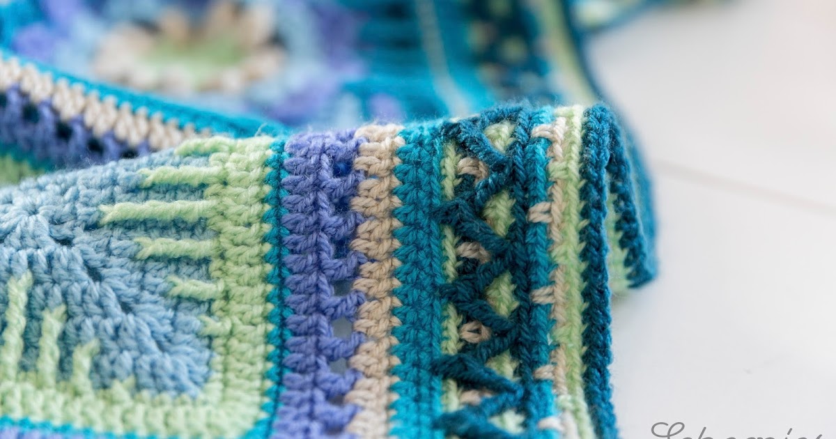 Nuts about Squares CAL Border LillaBjörn's Crochet World