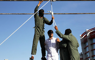 Public hanging in Mashhad, Iran, May 17, 2016