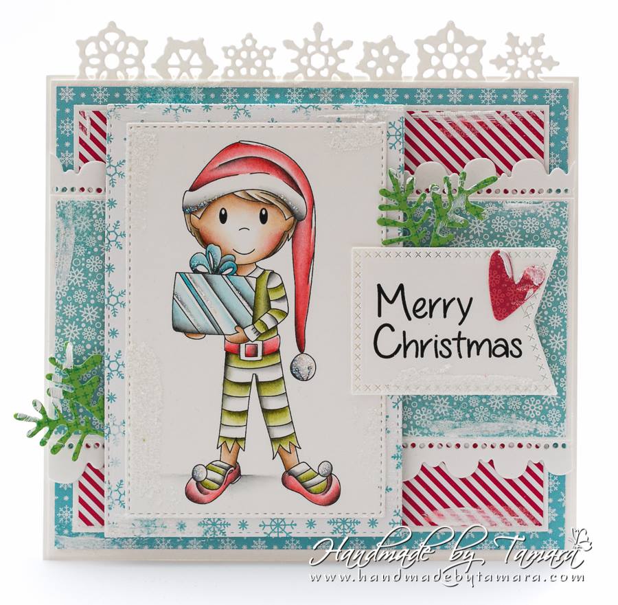 Paper Nest Dolls Christmas Boy Cards......