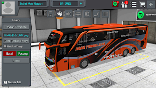 Livery Bus Agam Tungga Jaya SHD