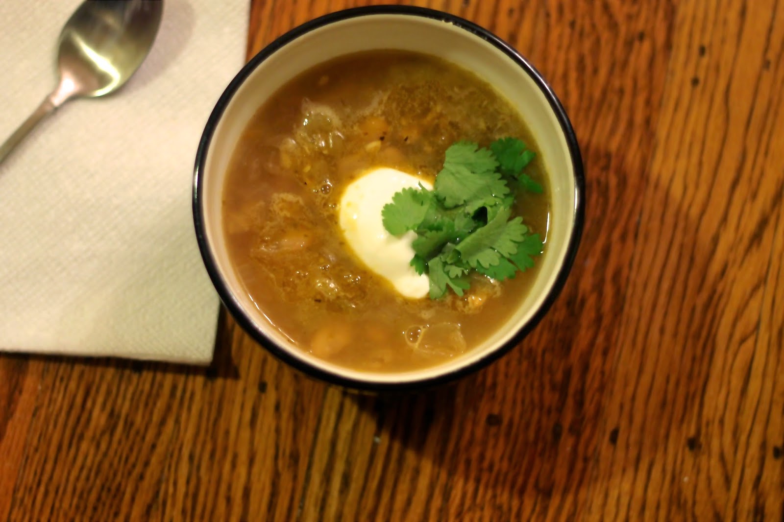 Tomatillo Chicken Chili