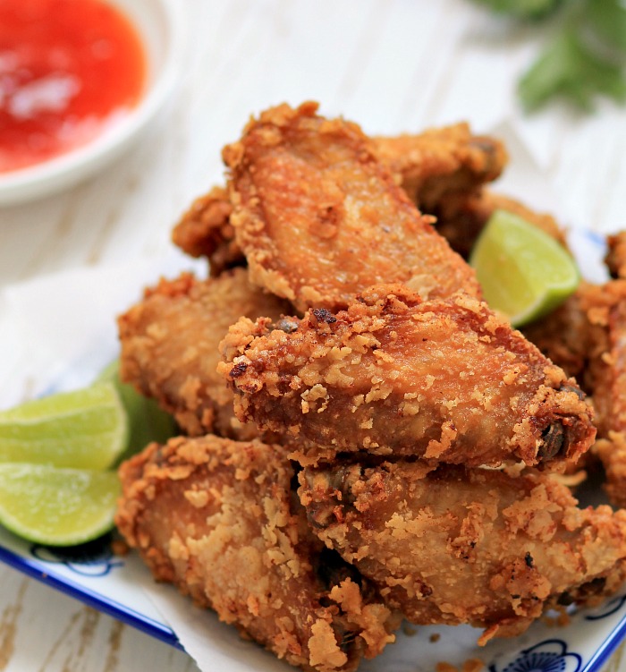 thai fried chicken wings