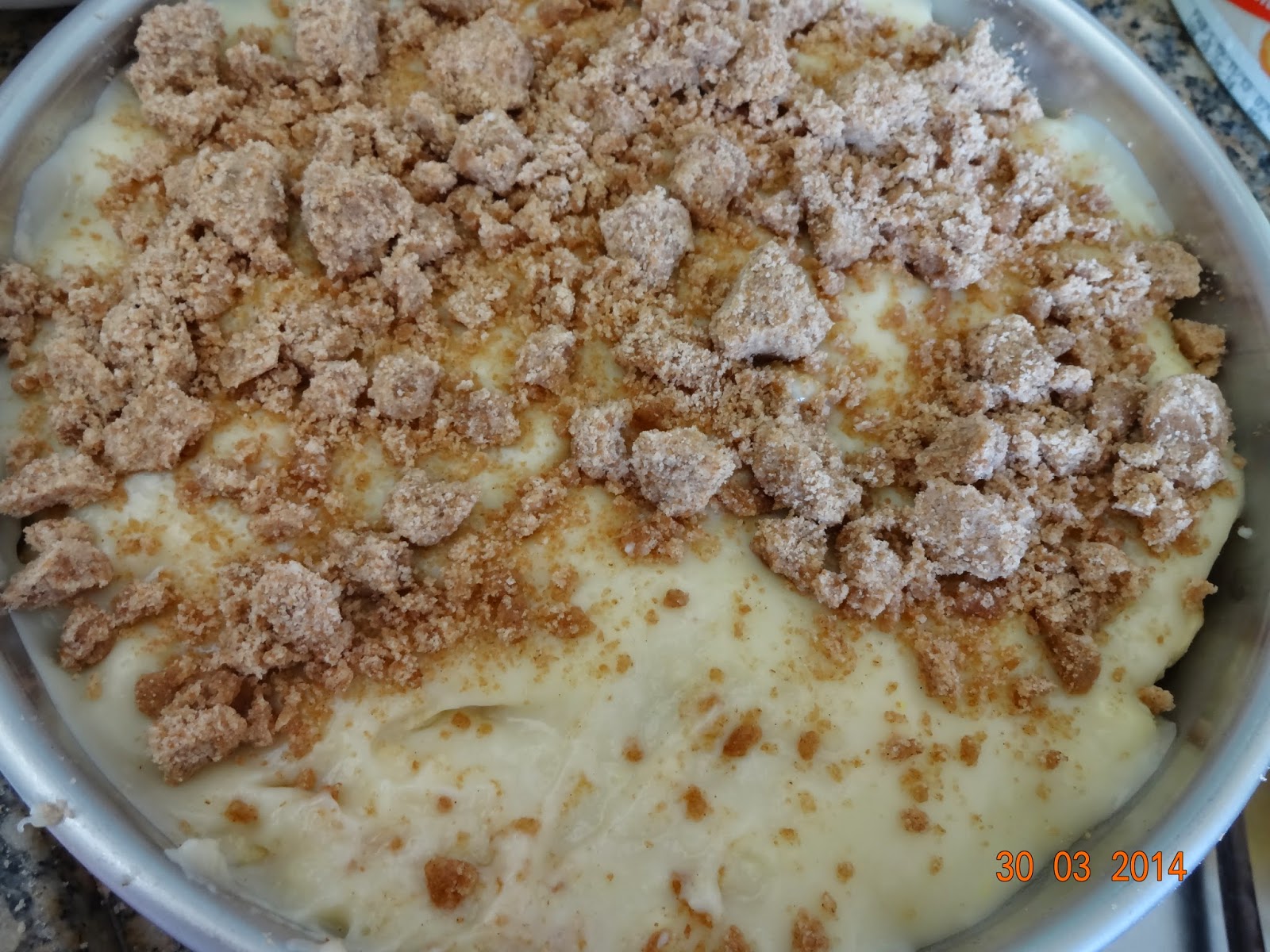 Toca das Receitas: CUCA DE BANANA INTEGRAL E CREMOSA