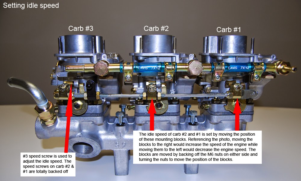 Dino 246 Restoration Blog Carb Tuning 3 Setting idle, synching carbs