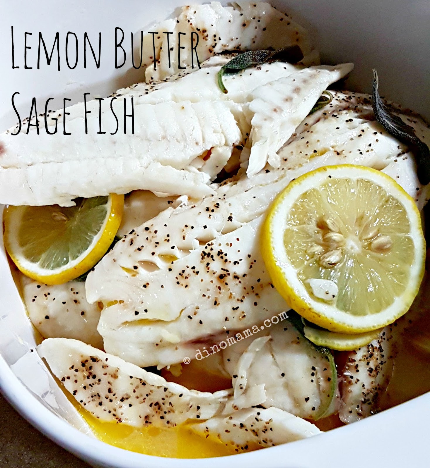 Lemon Butter Sage Fish in Parchment Paper We are the DinoFamily