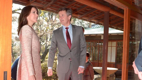 Princess Mary state visit Japan in STELLA McCARTNEY Coat