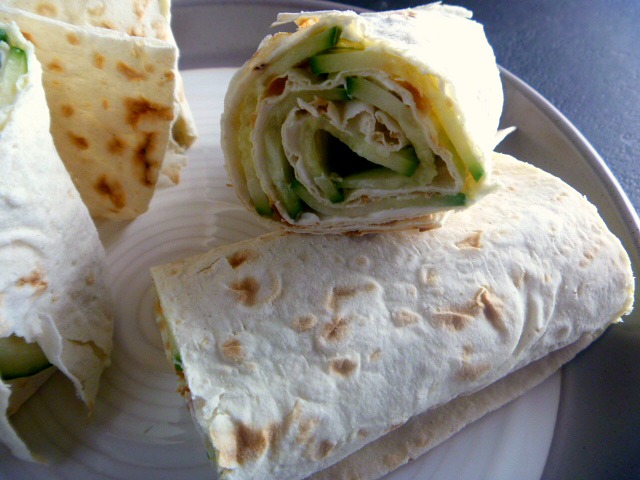 Cucumber and Cream Cheese Lavash Wraps are a SIMPLE snack or lunch you can make in a pinch! - Slice of Southern