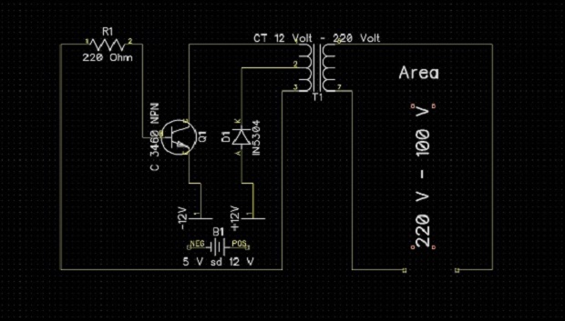Make a simple inverter 12 volts to 220 volts