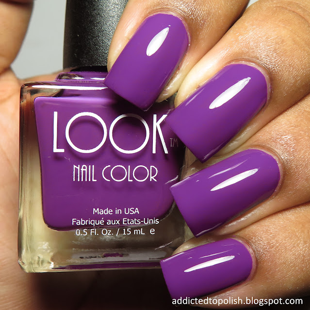 look nail color lavender