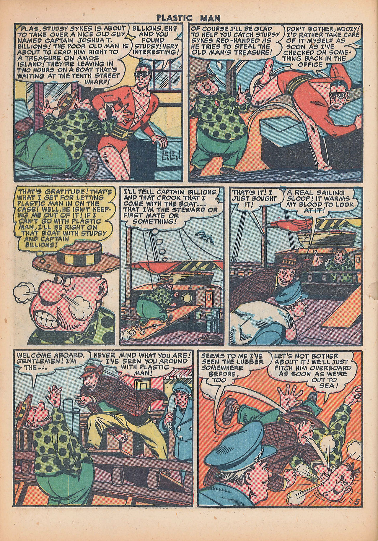 Read online Plastic Man (1943) comic -  Issue #30 - 30