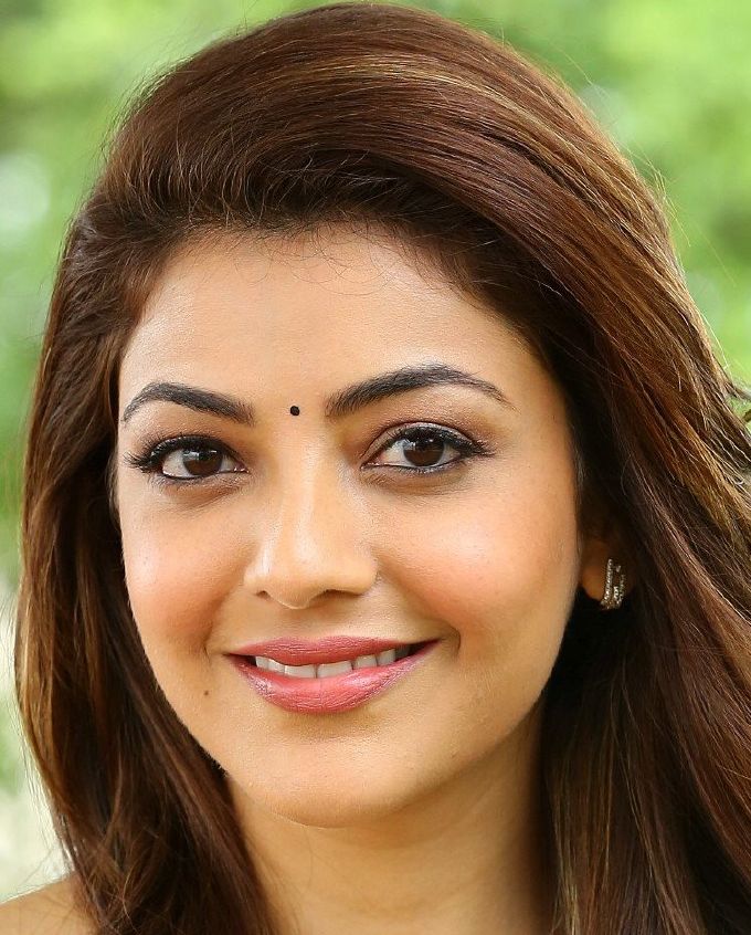 Gorgeous Indian Model Kajal Aggarwal Smiling Face Closeup - South