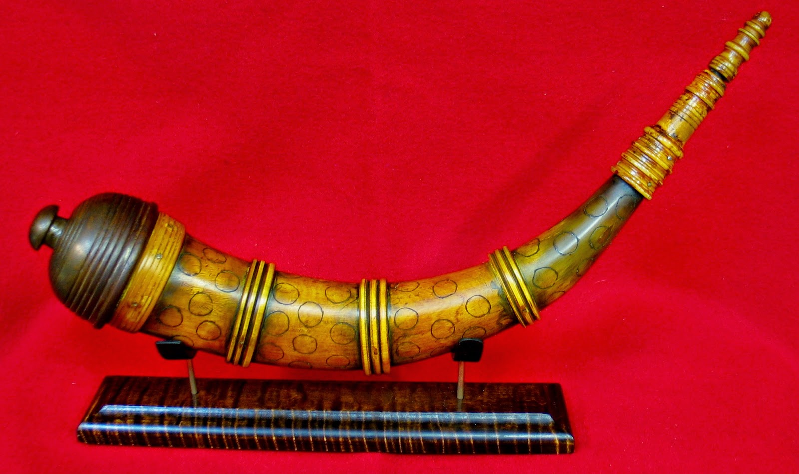 Contemporary Makers Southern Banded Powder Horn by Kevin Hart