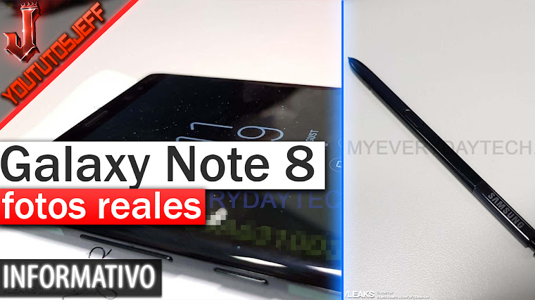 Galaxy Note 8 fotos reales junto al S Pen