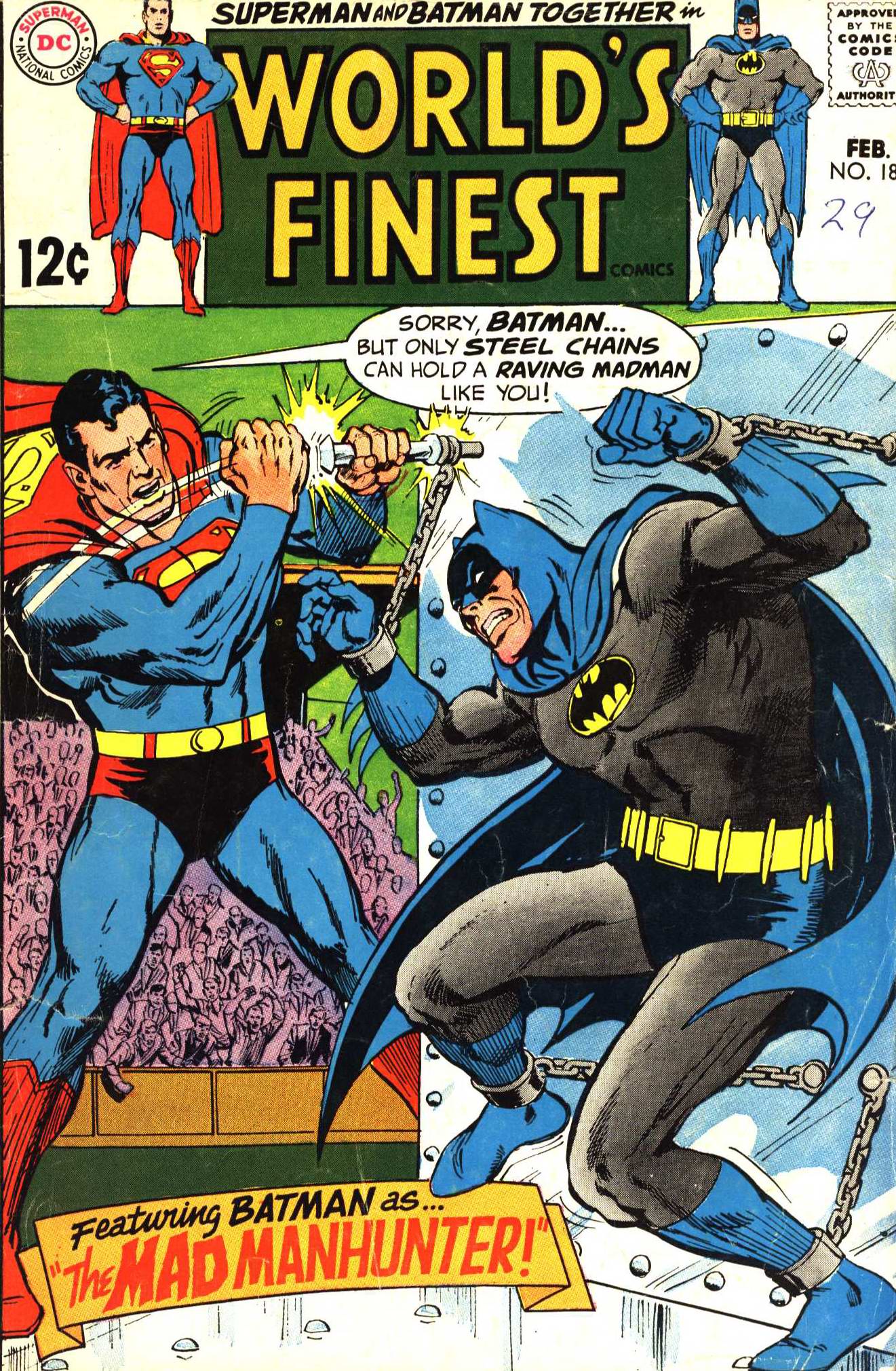 Read online World's Finest Comics comic -  Issue #182 - 1