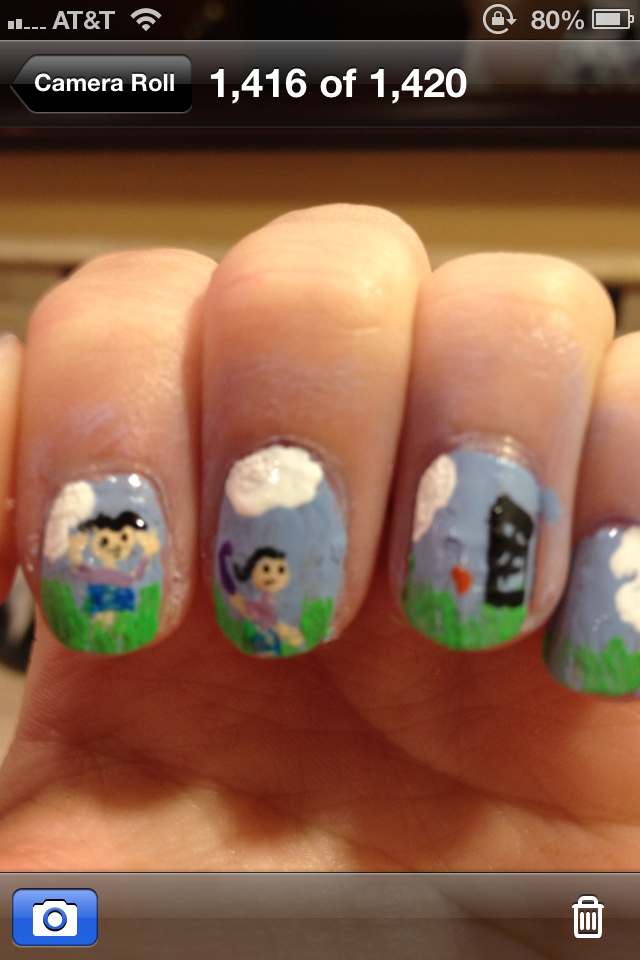Art on the Tiniest Canvas Field Hockey Nails