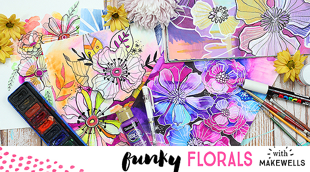new class from megan wells- funky florals