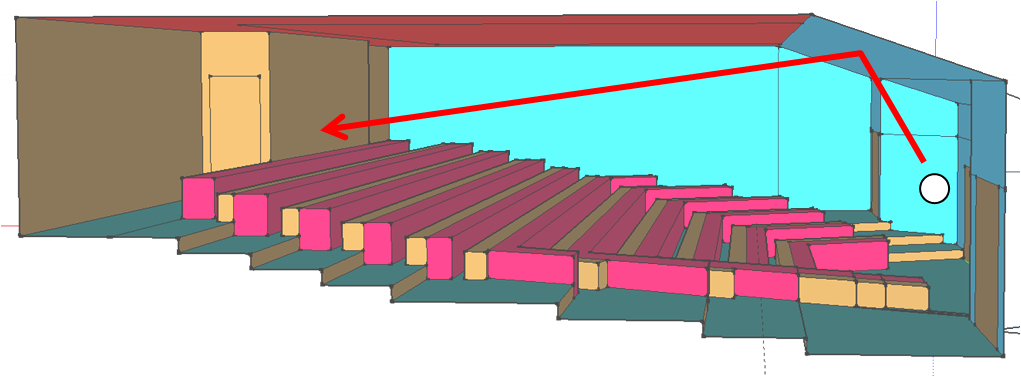 Lecture Theatre Design with Acoustic Modelling