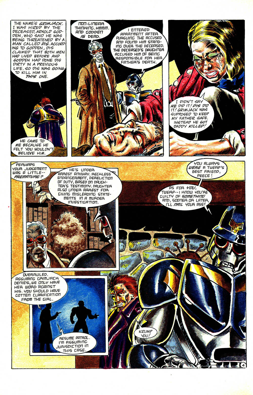 Read online Grimjack comic -  Issue #64 - 6