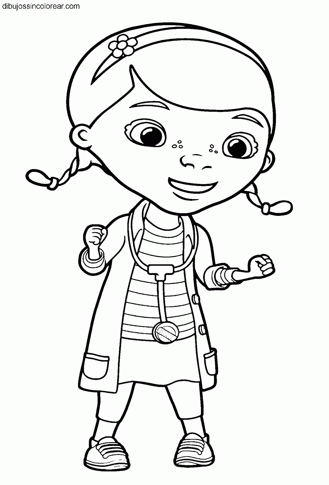 Dibujos Para Colorear Doctora Juguetes Juguetes Para Colorear