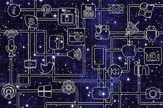 Schematischer Plan der Clients eines Netzwerks