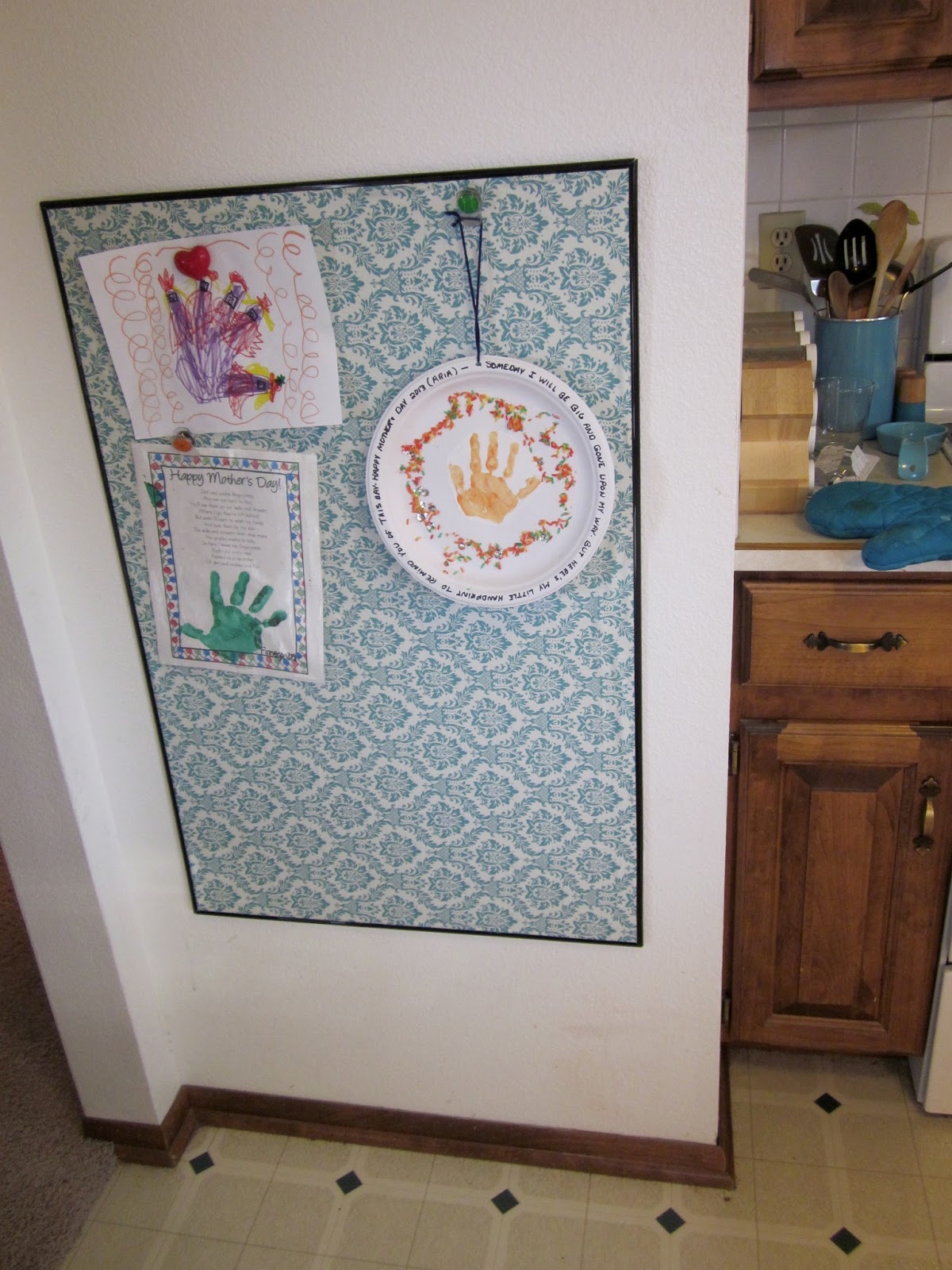 Knitted Symphony DIY fabric covered board