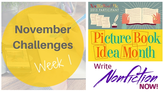 November Challenges: Progress Report Days 1- 7 #NaNoWriMo #WNFIN #PiBoIdMo