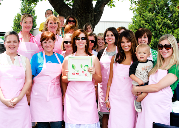 cook for the cure event in asheville north carolina with sommer collier and other food bloggers and friends