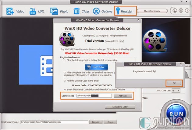 Download WinX HD Video Converter Deluxe Full Legal License Code