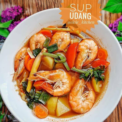 Sup Udang - Resep Olahan Udang