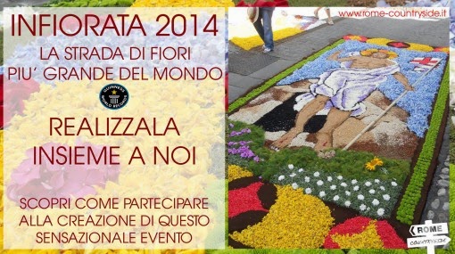Infiorata 2014 genazzano La strada di fiori, genazzano