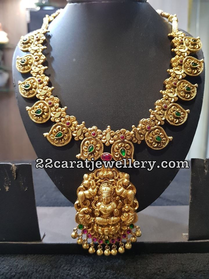 Latest Mango Necklaces in 92.5 Silver Jewellery Designs