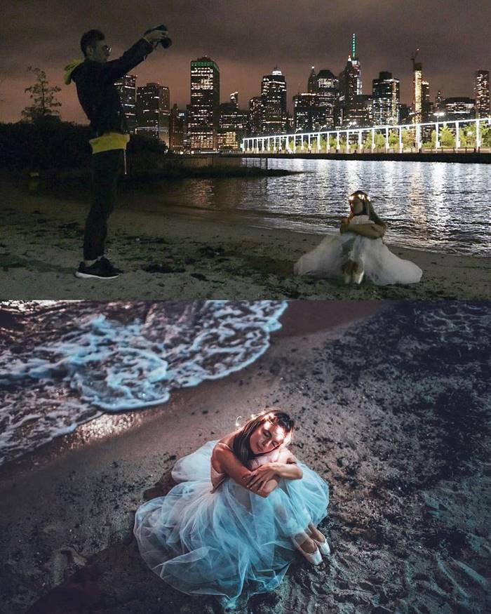 Brandon Woelfel is a talented photographer from New York who takes great photos using various sources of light. Brandon was born in Long Island and graduated from the University of Fine Arts with a degree in computer graphics. 