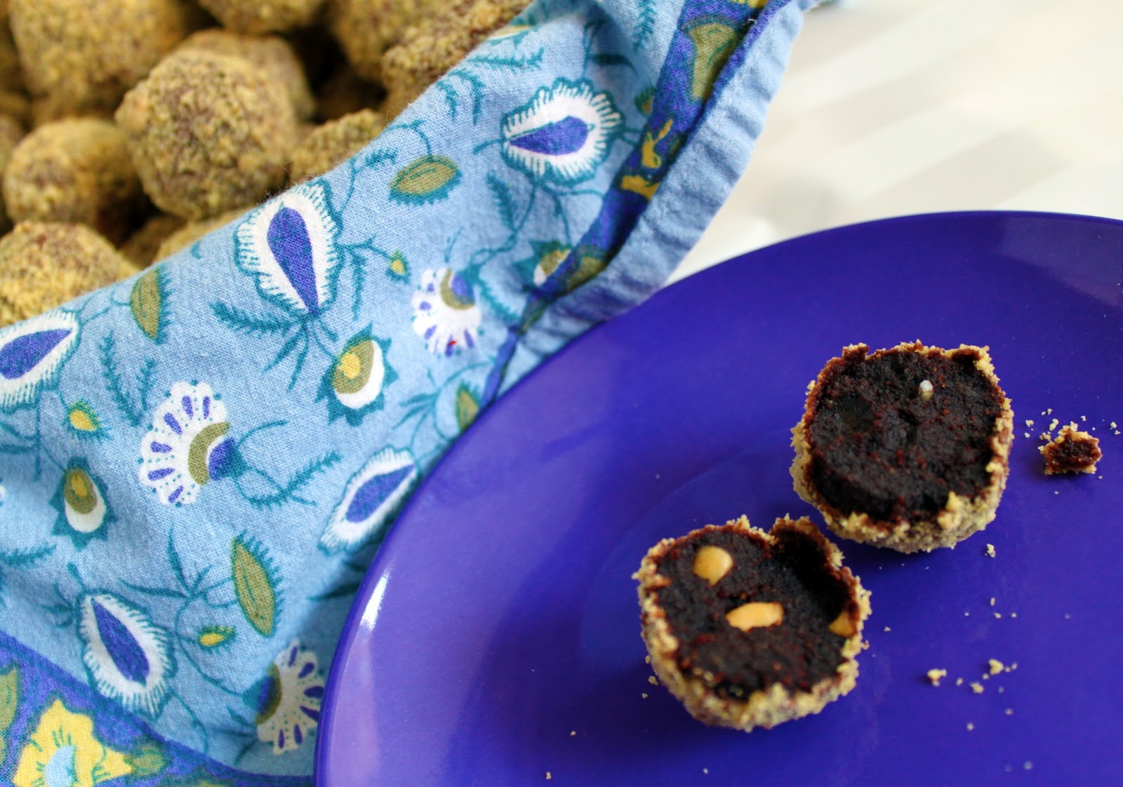 Clutzy Cooking Peanut Butter Chocolate Cake Balls