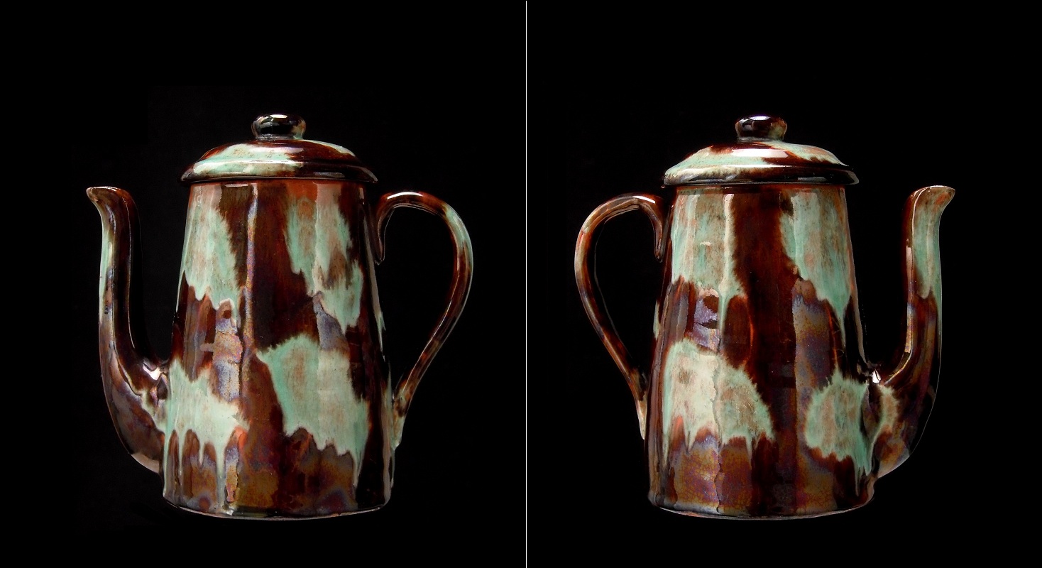 PATINA ANTIK JAPANESE DRIP GLAZE TEAPOT