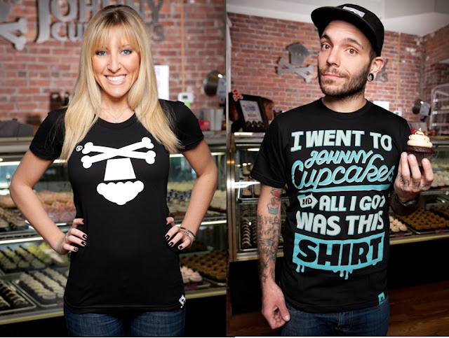 Johnny Cupcakes April Fools’ Day T-Shirt Collection - “Upside Down Crossbones” & “All I Got Was This Shirt” T-Shirts