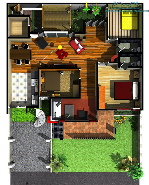 Rumah Minimalis Modern Satu Lantai
