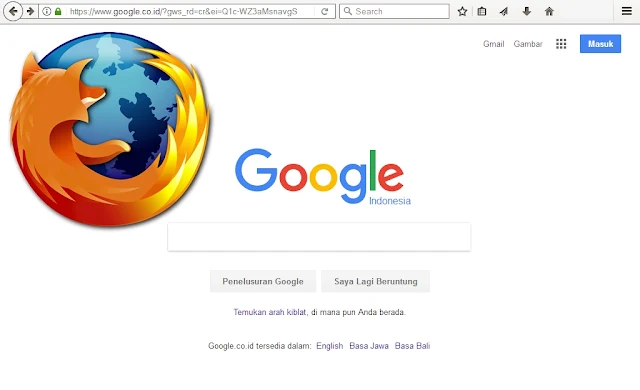 Cara Ubah Halaman Awal Mozilla Firefox ke Pencarian Google