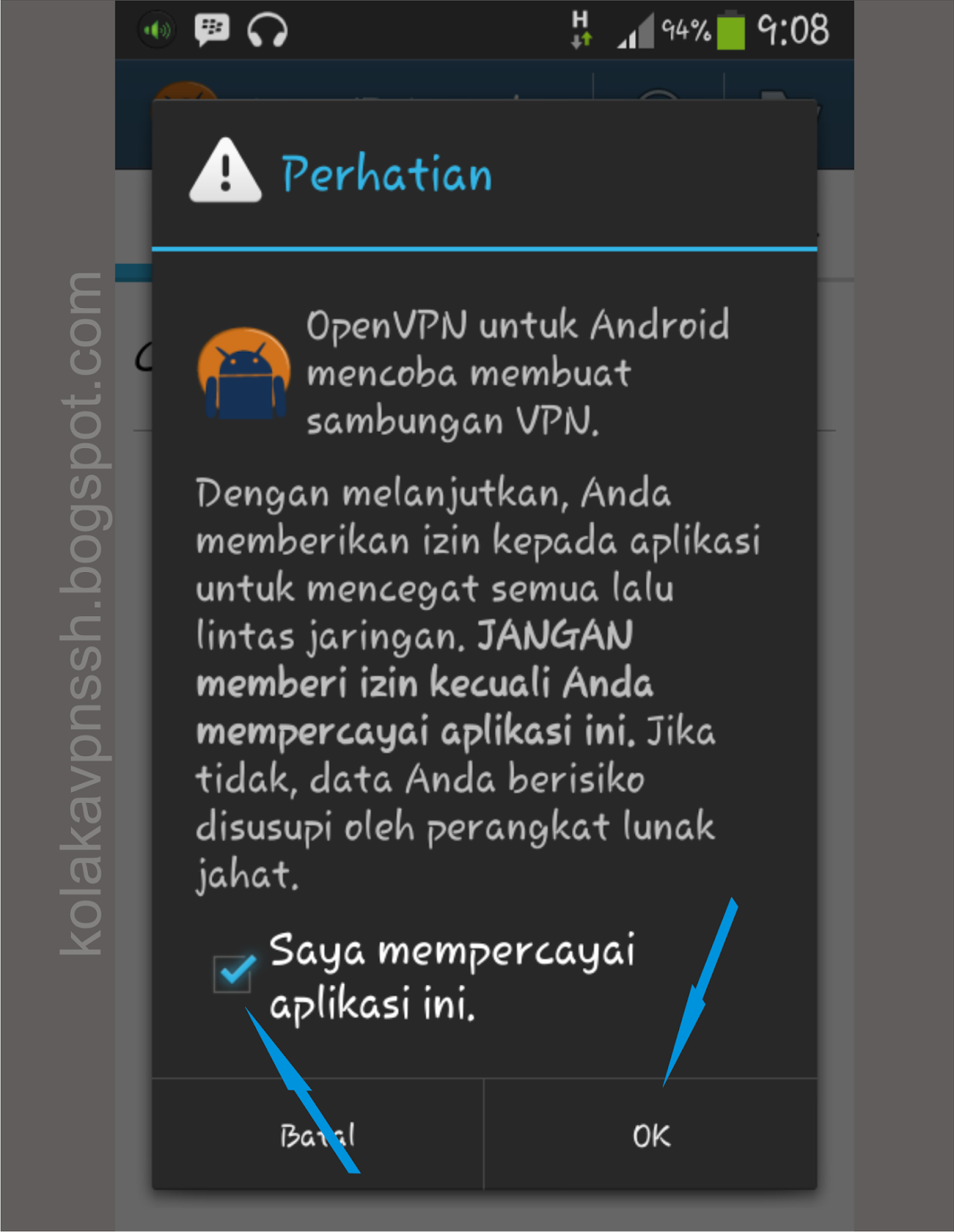 Cara Connect OpenVPN Android Dengan Eproxy - KOLAKA VPN SSH