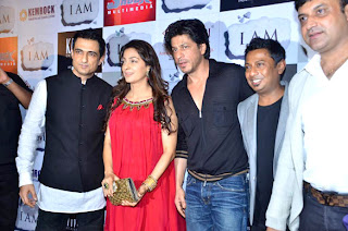 Juhi Chawla, Shahrukh Khan and Malaika Arora at 'I Am' National Award winning bash