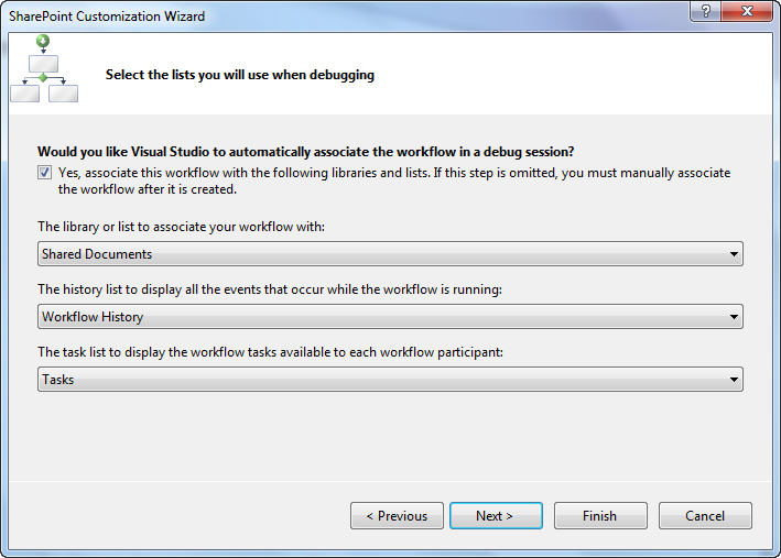 Creating a SharePoint Sequential Visual Studio Workflow (1 Level)