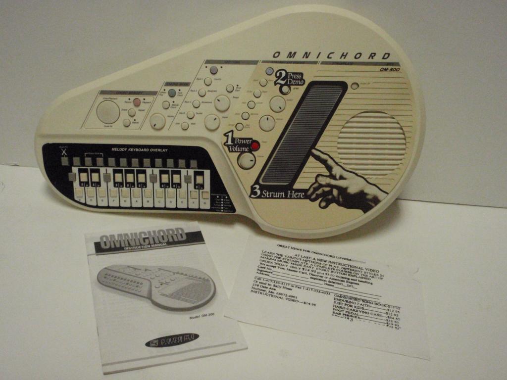 MATRIXSYNTH: Rare Omnichord OM-300 with MIDI