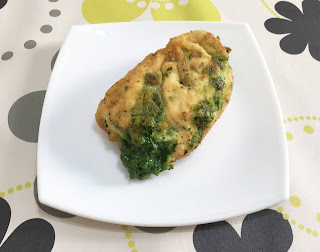 Chicken stuffed with Manchego cheese and spinach