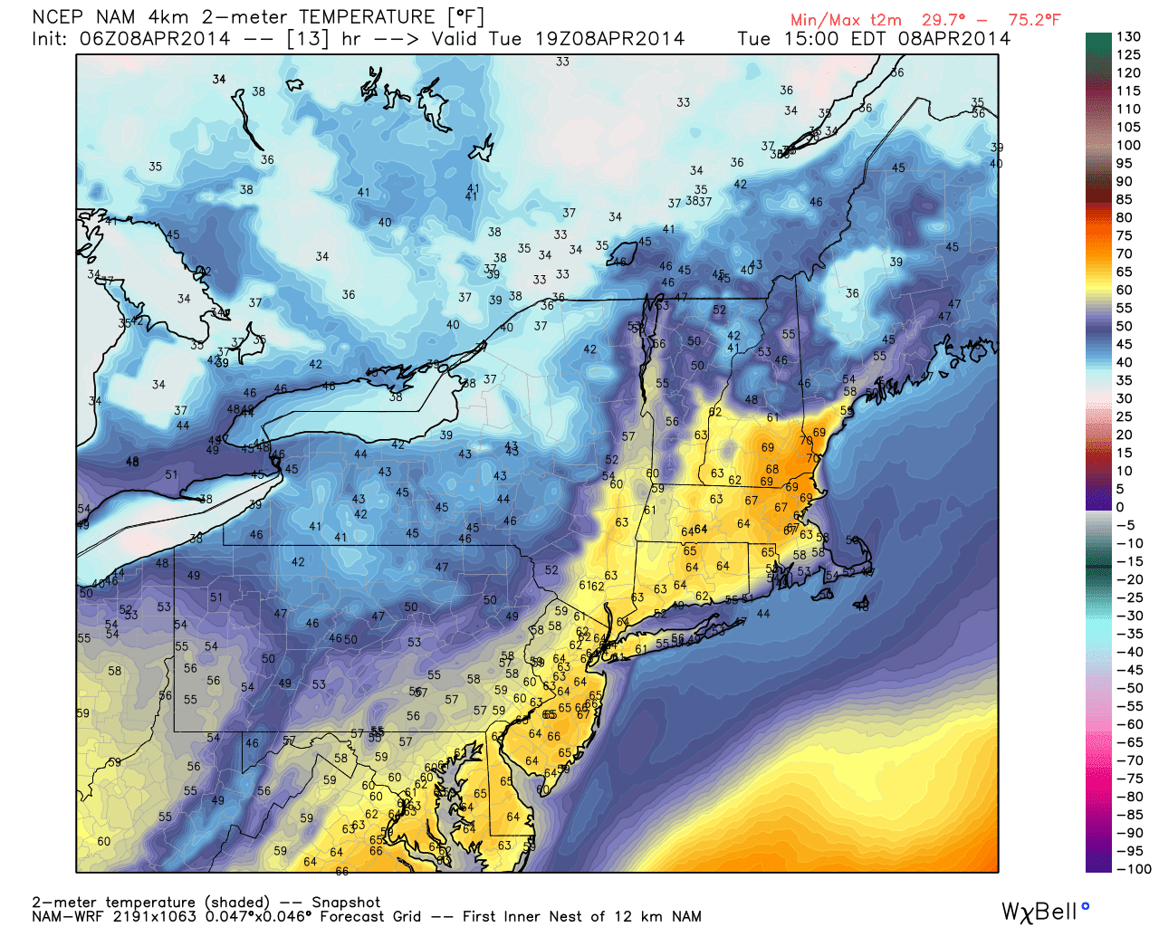 Blackstone Valley Weather Service Tuesday Weather Forecast