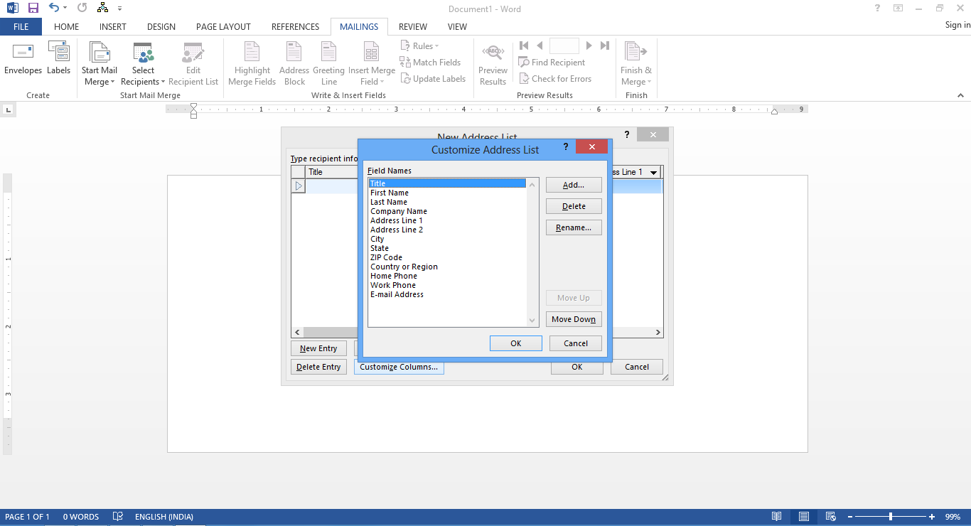 Vikash Tech Solutions: Birthday/Marriage Invitation using Mail Merge Feature of Microsoft Word.