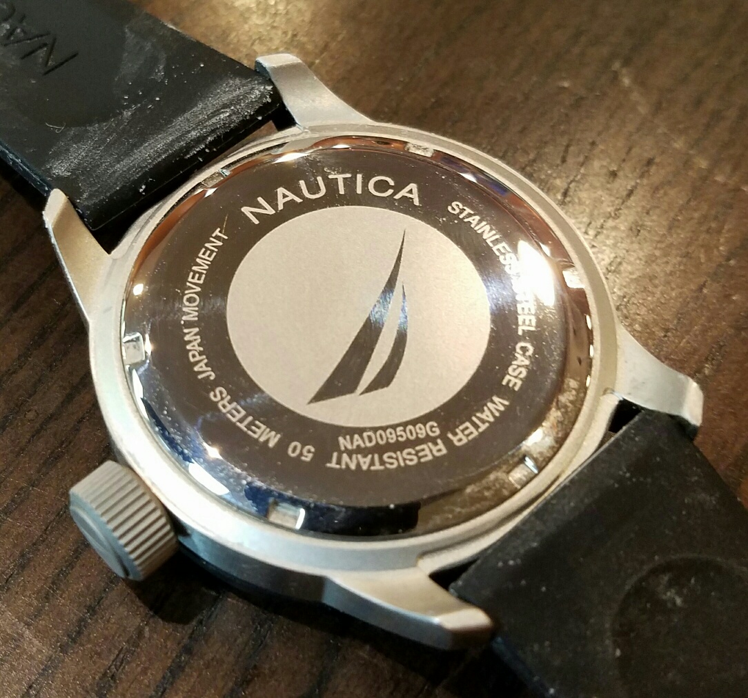 The Watch Dude Wristwatch Review Nautica Quartz Black Dial Signal